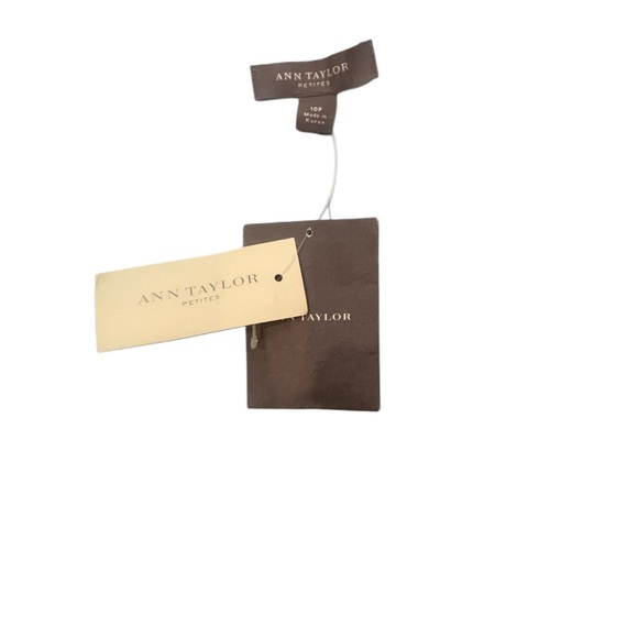 Ann Taylor NEW Gray Cotton Blazer Jacket Size 10 Petite NWT Vintage Business - Picture 7 of 7